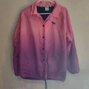 Victoria Secret PINK ombre jacket pink size‎ medium